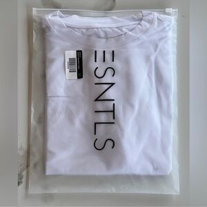 ESNTLS Men's Medium White Crew Neck
T-Shirt